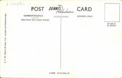 Lado oeste fuerte del puente de Edimburgo de la POSTAL de la VENDIMIA