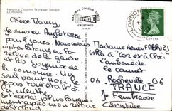 MODERN CARD London Nelson S column Trafalgar Public garden