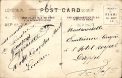 VINTAGE POSTCARD London Wellington rules and arch