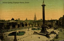 CPA London National Gallery Tafalgar Square
