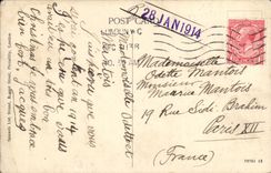 VINTAGE POSTCARD London Houses Off Parliament From To rivet