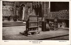 VINTAGE POSTCARD London The Coronation Flesh