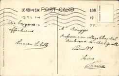 VINTAGE POSTCARD London Westminster Abbey West Face