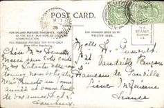 VINTAGE POSTCARD London Thames Embankment Showing Cleopatra S Needle