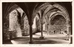 VINTAGE POSTCARD Crypt Battle Abbey London