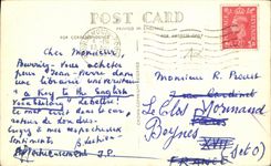 VINTAGE POSTCARD Tower off London The White Tower East side and Wardrobe Tower