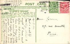 VINTAGE POSTCARD London Houses off Parliment