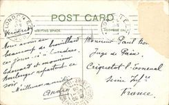 VINTAGE POSTCARD The Law Courts and Fleet Street London