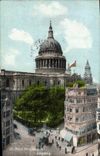 VINTAGE POSTCARD St Paul S from Cheapside London
