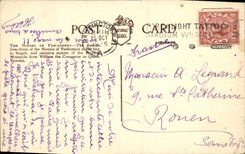 VINTAGE POSTCARD The Houses off Parliament London from to rivet