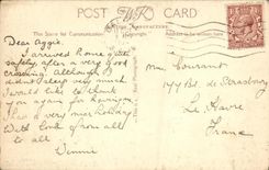 VINTAGE POSTCARD The Houses off Parliment Westminster London