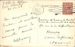 CPA Buckingham Palace from St James Park London 