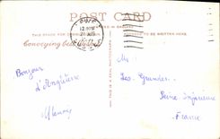 VINTAGE POSTCARD London Houses off Parliament Thames Embankment