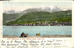 VINTAGE POSTCARD Strong Williams Ben Nevis From Eil Log
