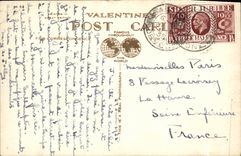 VINTAGE POSTCARD Salcombe From Millet Bay Sands