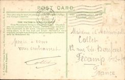 CPA London Thames Embankment Bateau