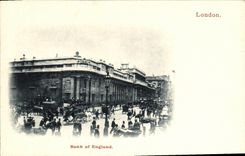 VINTAGE POSTCARD London Bank off England