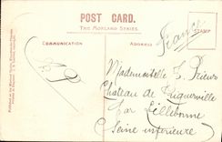 VINTAGE POSTCARD London Fan in Gateway Hampton Court De luxe hotel