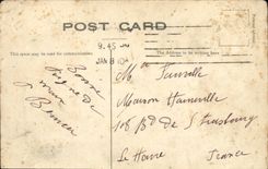 VINTAGE POSTCARD London Trafalgar St Martin Church