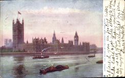 CPA London The Houses of Parliament from the River