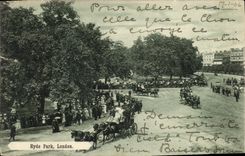 VINTAGE POSTCARD London Hyde Park London