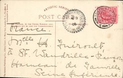 VINTAGE POSTCARD London Hyde Park London