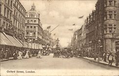 VINTAGE POSTCARD London Oxford Street