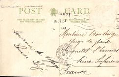 VINTAGE POSTCARD The Houses off Parliament Westminster Bridge