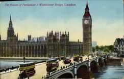 CPA London The Houses Of Parliament Westinster Bridge