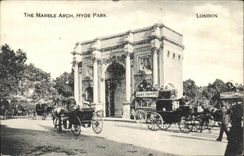 VINTAGE POSTCARD The Marble Arch Hyde Park London