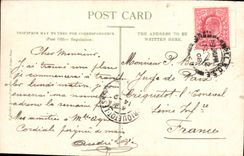 VINTAGE POSTCARD De luxe hotel Yard Westminster London