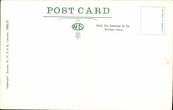 VINTAGE POSTCARD Trallagar Public garden showing National Gallery St Martin S Cathedral London