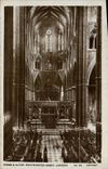 VINTAGE POSTCARD Choir Altar Westminster Abbey London