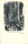 VINTAGE POSTCARD Westminster Abbey Choir East London
