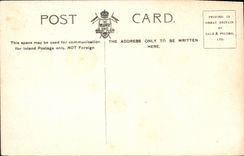 VINTAGE POSTCARD London View Along The Outer Ward Tower off London