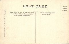 VINTAGE POSTCARD London Wellington Rules