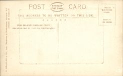 VINTAGE POSTCARD London Law Street Courts