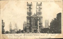 VINTAGE POSTCARD London Westiminster Abbey