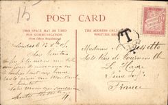 VINTAGE POSTCARD London The National Gallery St Martin S church