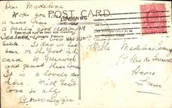 VINTAGE POSTCARD London Waterloo Bridge And Somerset House