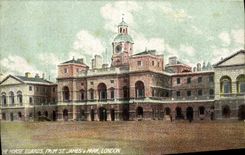 CPA London The horse guards from St James park
