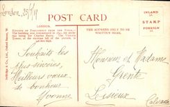 CPA London Houses of Parliament From the River 