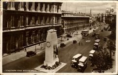 VINTAGE POSTCARD London Cenotaph And Whitehall