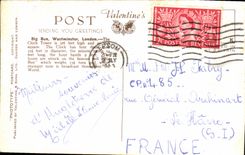 CPA London Big Ben Westminster 