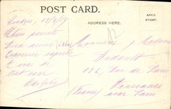 VINTAGE POSTCARD London Bird S Eye View Off London Looking East