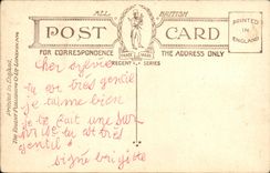 VINTAGE POSTCARD Leicester London Public garden