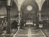 VINTAGE POSTCARD Notre Dame de France Leicester Places London