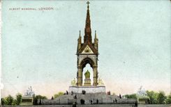 VINTAGE POSTCARD Albert Memorial London