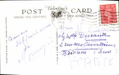 VINTAGE POSTCARD The Choir Looking East Westminster Abbey London