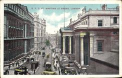 VINTAGE POSTCARD G P O St Martins Large London